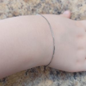 BRACELET WITH CLASP 925 SILVER STAMPED!